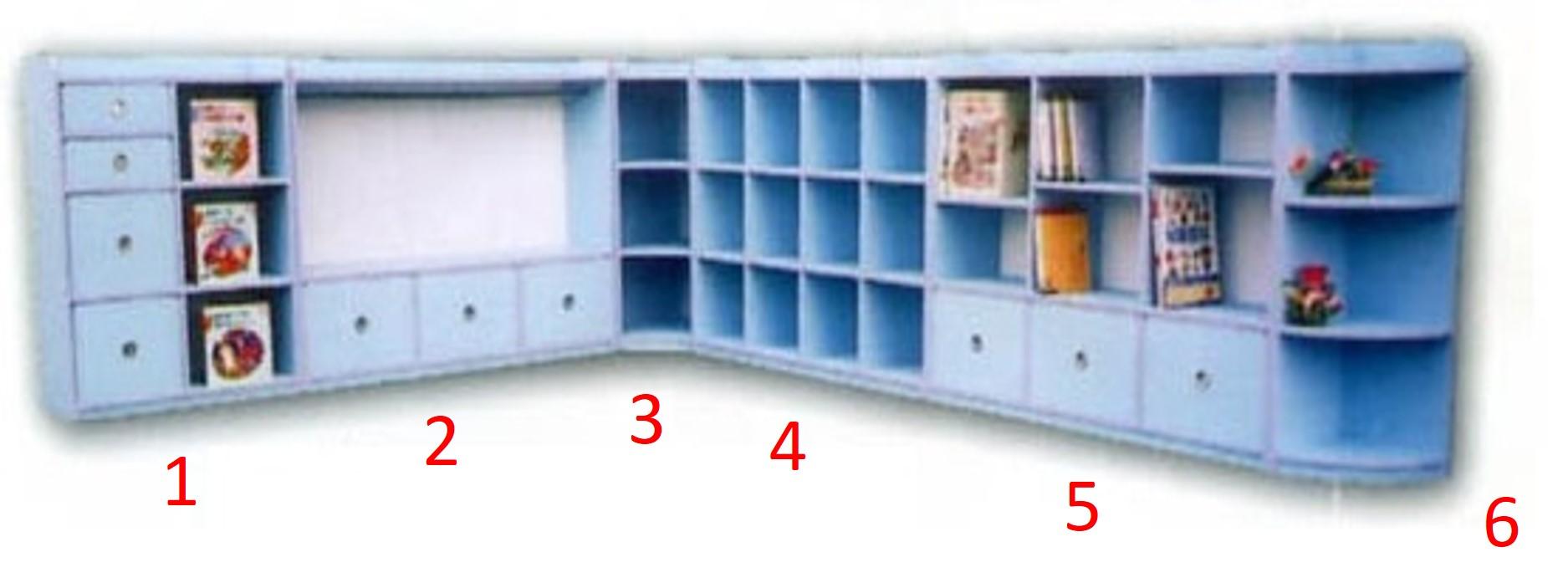 23.3 B195水藍色組合櫃