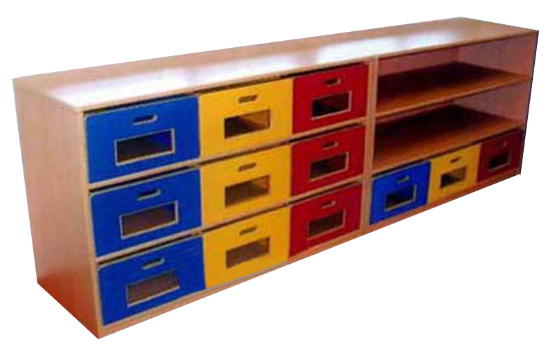 17.1 B034附抽屜教具櫃