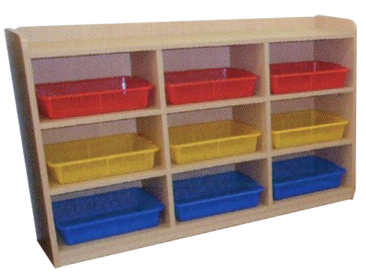 15.3附籃子九格整理櫃