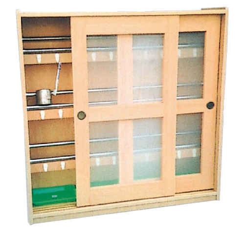 13.1 倒勾式鋼管式茶杯櫃