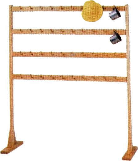 5.3 木頭框毛巾架