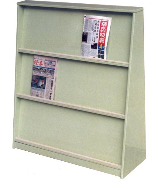 21.1 塑鋼雜誌展示櫃